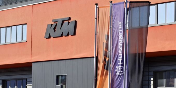 Das österreichische Unternehmen KTM konnte befindet sich in einer schwierigen Phase. ktm logo