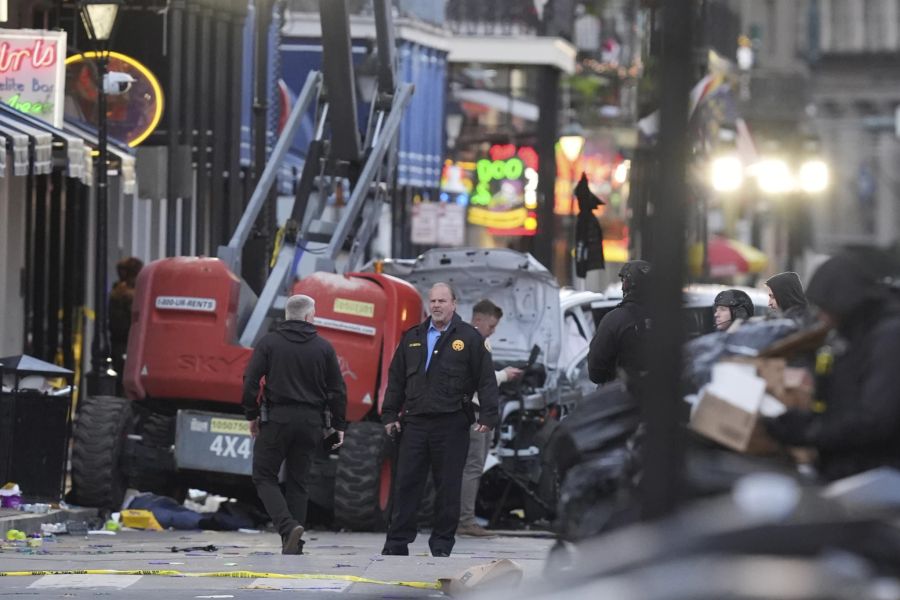 Ein Mann raste am Neujahrstag in New Orleans in eine Menschenmenge und tötete mehrere Personen.