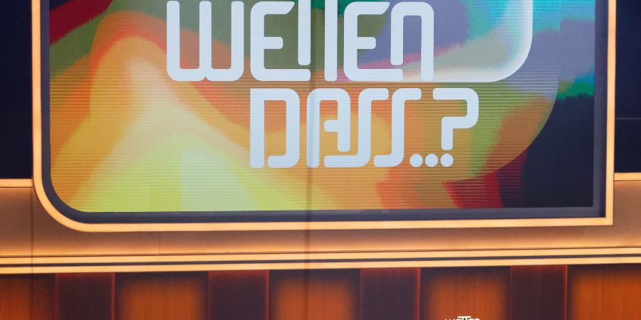 2025 wird es keine Neuauflage von «Wetten, dass..?» geben.