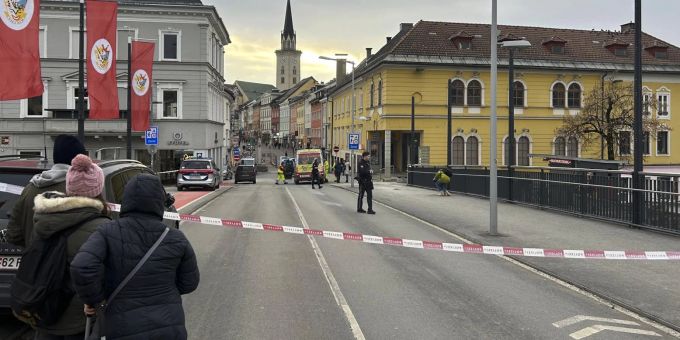 Villach Ö - Drei Attentatsopfer werden intensivmedizinisch betreut
