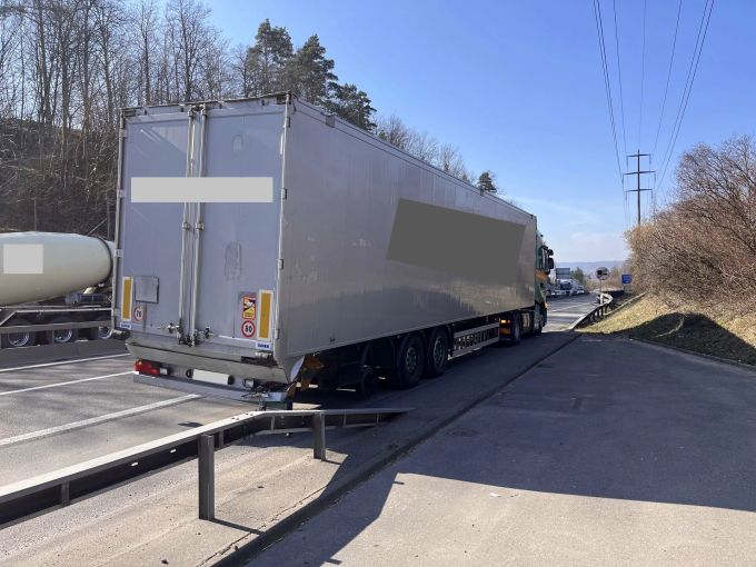 Bei dem Unfall wurde niemand verletzt. Unfall