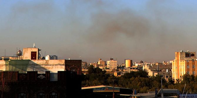 Konflikt in Jemen - Luftangriff auf Flughafen in Sanaa