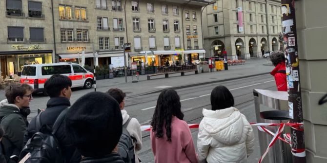 Kornhausplatz Grosseinsatz Bern