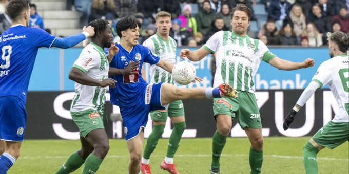 Der FC Luzern muss sich in der Innerschweiz geschlagen geben. FC St.Gallen