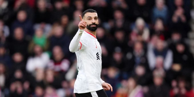 Schnürte wieder ein Doppelpack für den FC Liverpool: Mohamed Salah. FC Liverpool