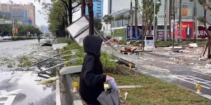 Explosion in Taiwan