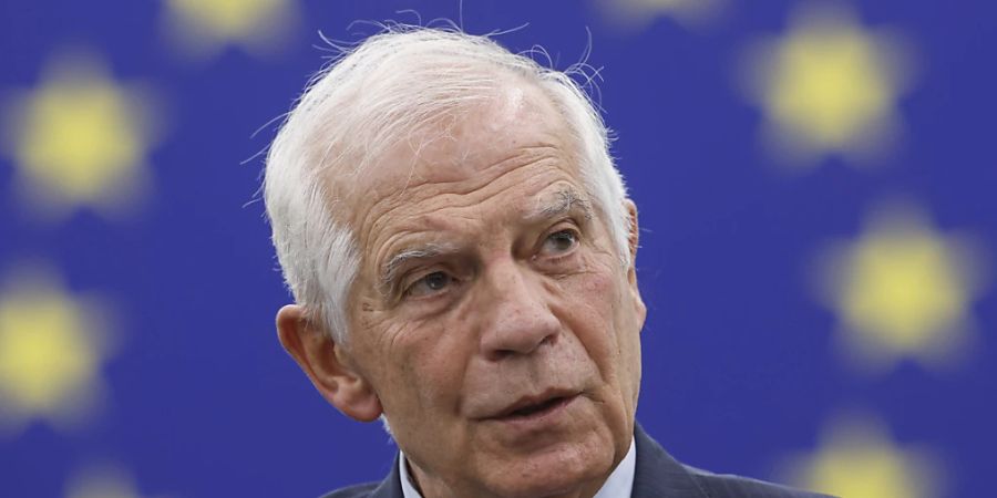ARCHIV - Josep Borrell, Leiter der Aussenpolitik der Europäischen Union, spricht im März im Europäischen Parlament. Foto: Jean-Francois Badias/AP/dpa
