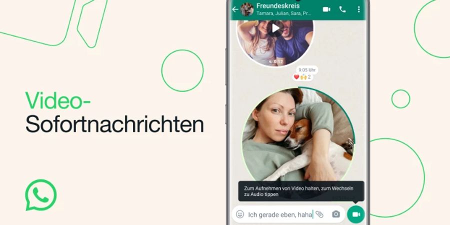 WhatsApp hat neue Video-Botschaften eingeführt.