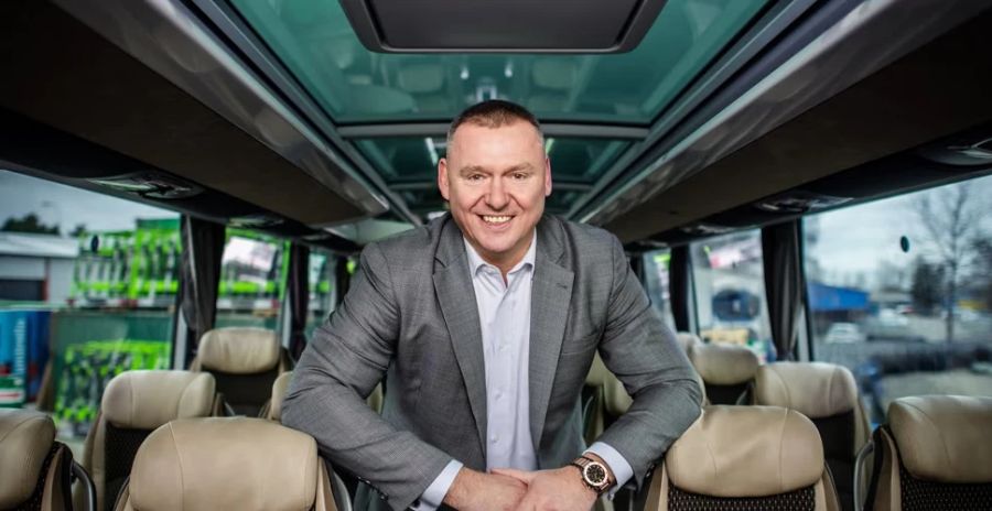 Pavel Steiner ist der Chef von «Umbrella Mobility», ein Busunternehmen und wichtiger Partner von Flixbus.