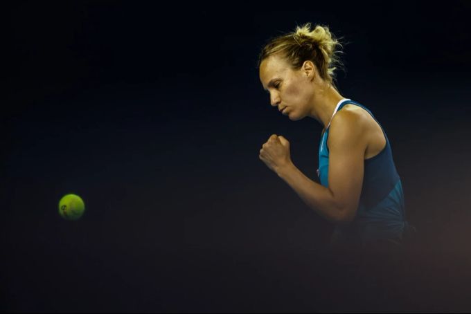 Jetzt geht es für Viktorija Golubic gegen Jessica Bouzas Maneiro weiter. Viktorija Golubic