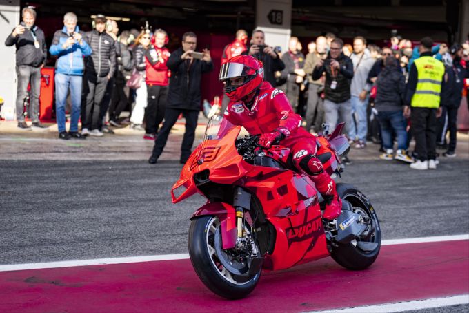 Marc Márquez fährt in der MotoGP ab sofort für das Ducati-Werksteam. Marc Márquez MotoGP Ducati