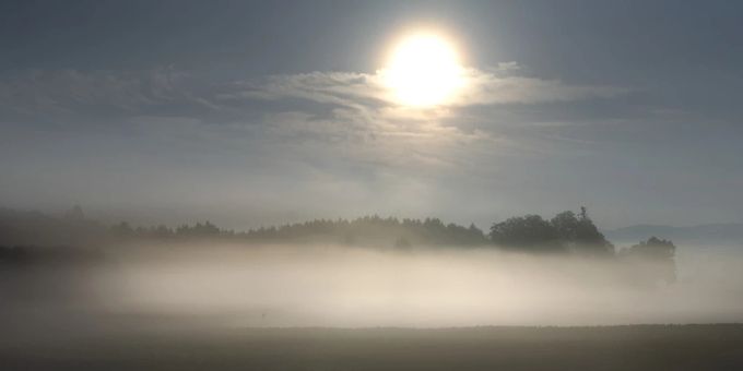 In der Schweiz ist am Wochenende am Vormittag jeweils mit Nebel zu rechnen. (Archivbild) Nebel Wochenende Wetter