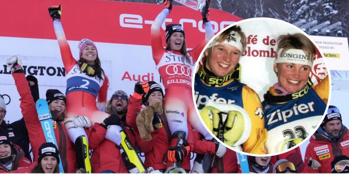 Rast vor Holdener - So historisch ist der Schweizer Slalom-Doppelsieg
