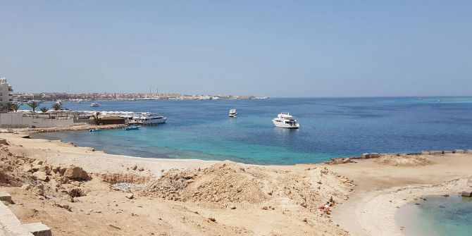 Küste des Roten Meeres in Ägypten