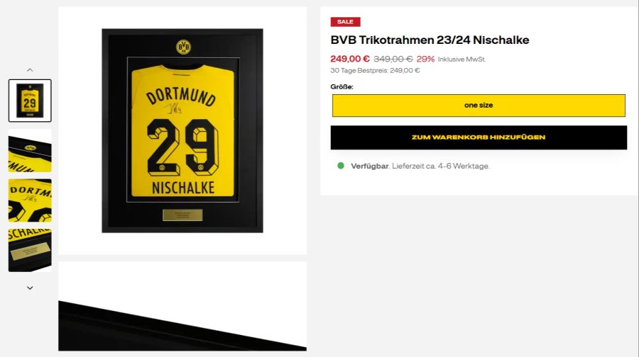 Jermain Nischalke BVB Trikot