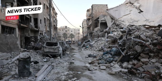 Der Krieg in Syrien flammt wieder auf. Hier ein Bild aus Idlib. Krieg Syrien