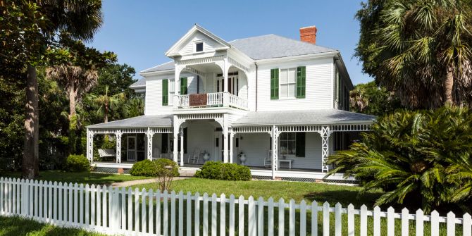 Traditionelle Villa in den USA