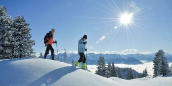 Rigi Schneeschuhwanderung Winter