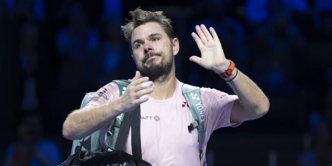 Stan Wawrinka verabschiedet sich in Bratislava. Stan Wawrinka