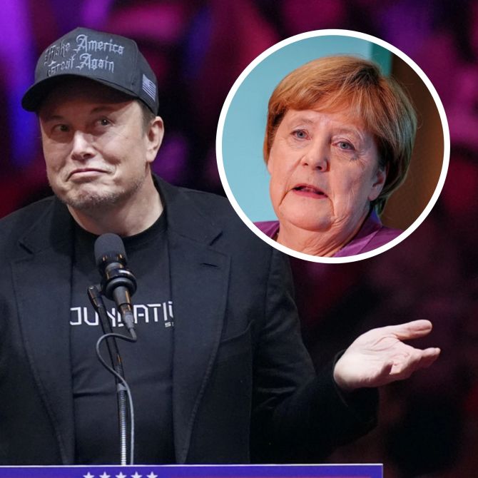 Elon Musk Angela Merkel