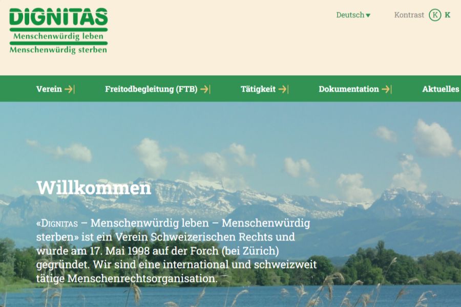 Schweizer Organisationen wie etwa Dignitas ...