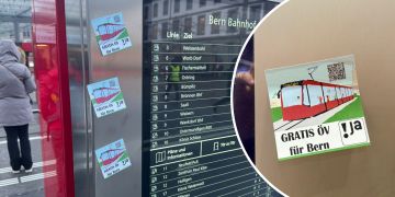 Zettel Bahnhof Bern
