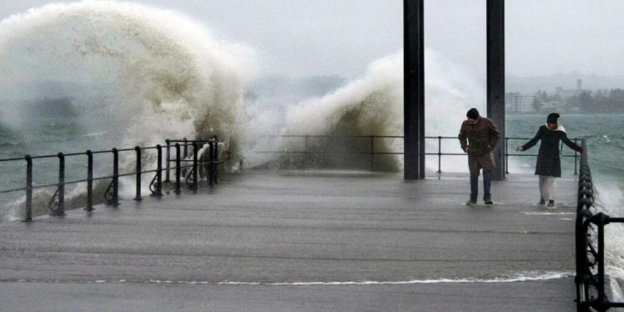 Die Anzahl Sturmwarnungen am Bodensee blieben auch 2025 über dem langjährigen Durchschnitt. (Archivbild)
