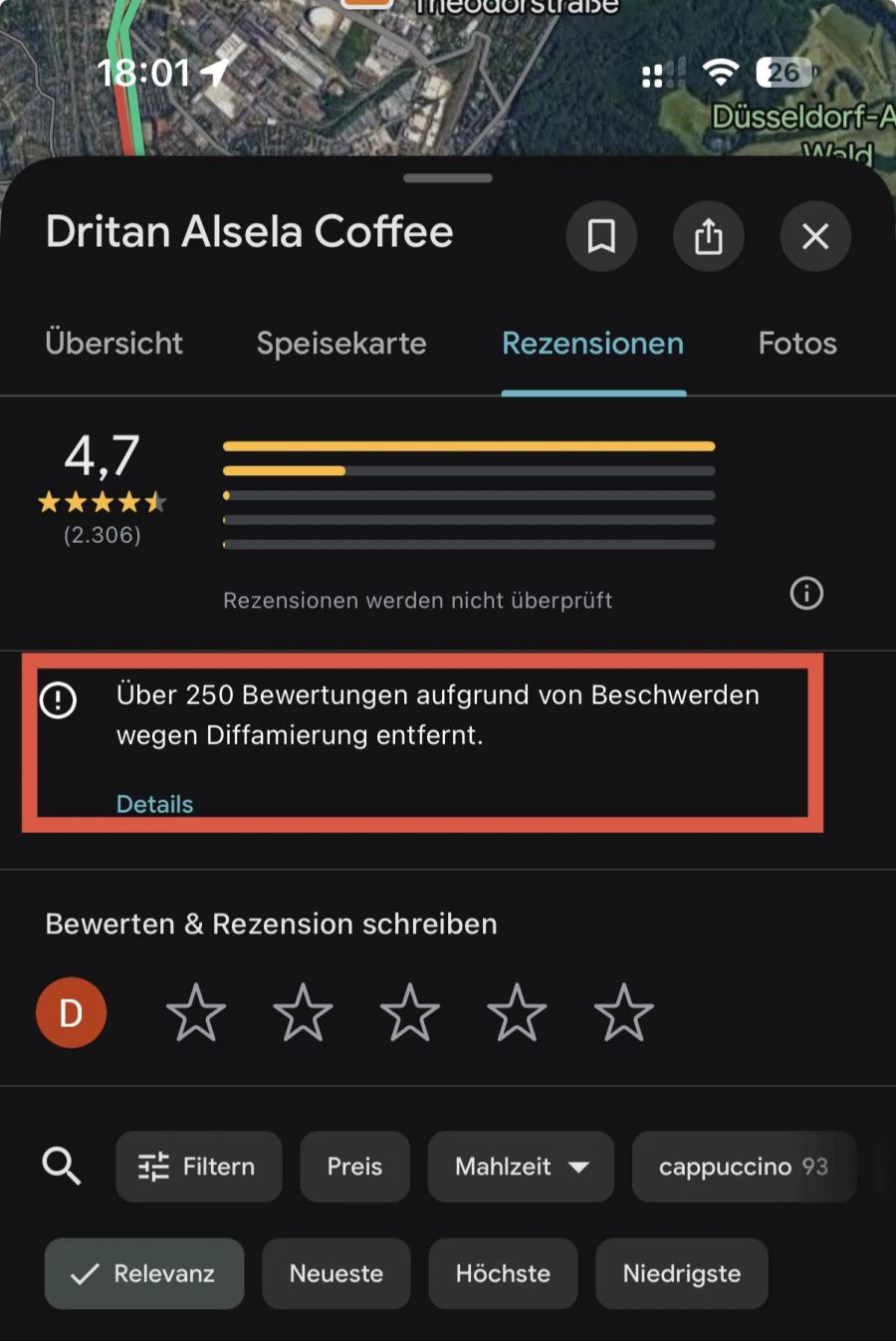 Bei diesem Unternehmen wurde die höchstmögliche Spanne angegeben. Über 250 Bewertungen wurden entfernt,