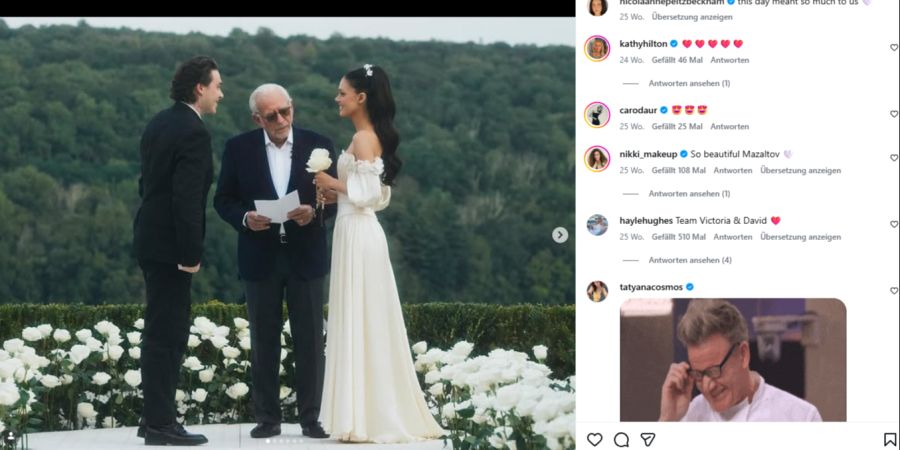 Nicolas wohlhabender Papi, Nelson Peltz (83), liess es sich nicht nehmen, zusätzlich Öl ins Feuer zu giessen.