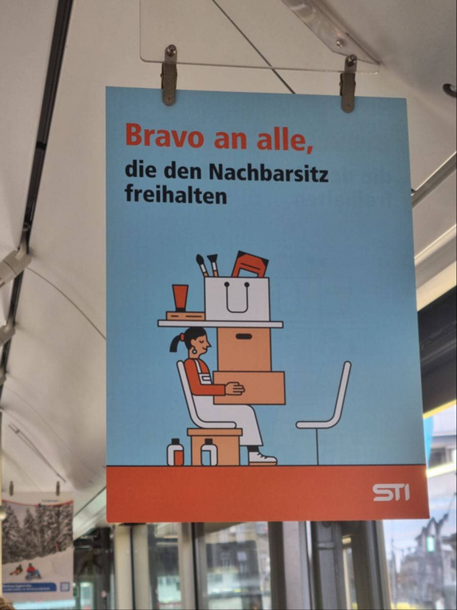 «Bravo an alle, die den Nachbarsitz freihalten.» Sprüche wie diese findet ein Nau.ch-Leser ein «Armutszeugnis».