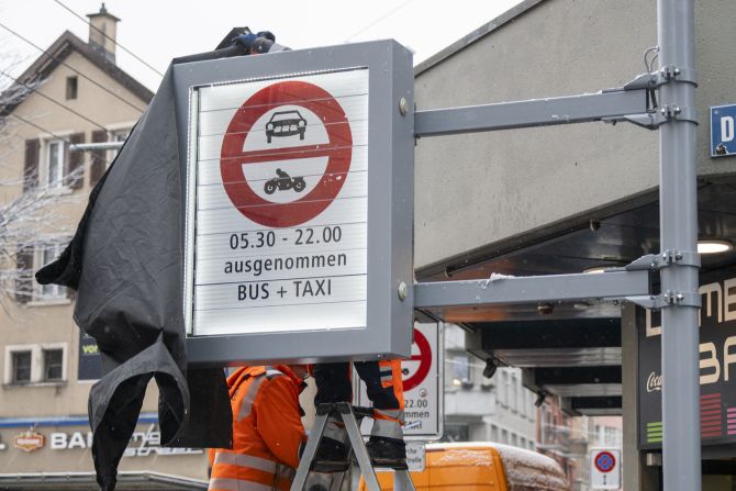 Langstrasse Fahrverbot