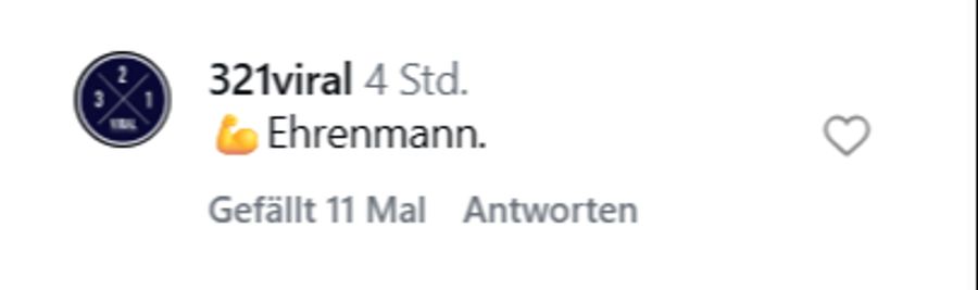 ... oder als «Ehrenmann».