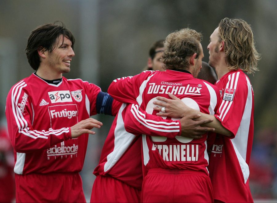 Vor 21 Jahren erreichten Captain Gerber und Torjäger Lustrinelli mit Thun sensationell die Champions League.