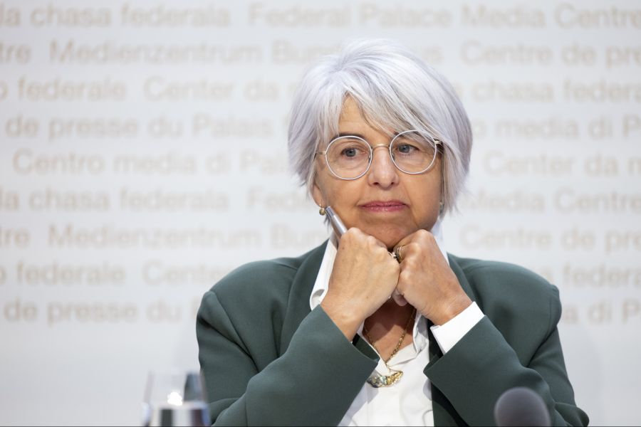 Die Digitalisierung des AHV-Ausweis fällt in ihren Zuständigkeitsbereich: Bundesrätin Elisabeth Baume-Schneider.