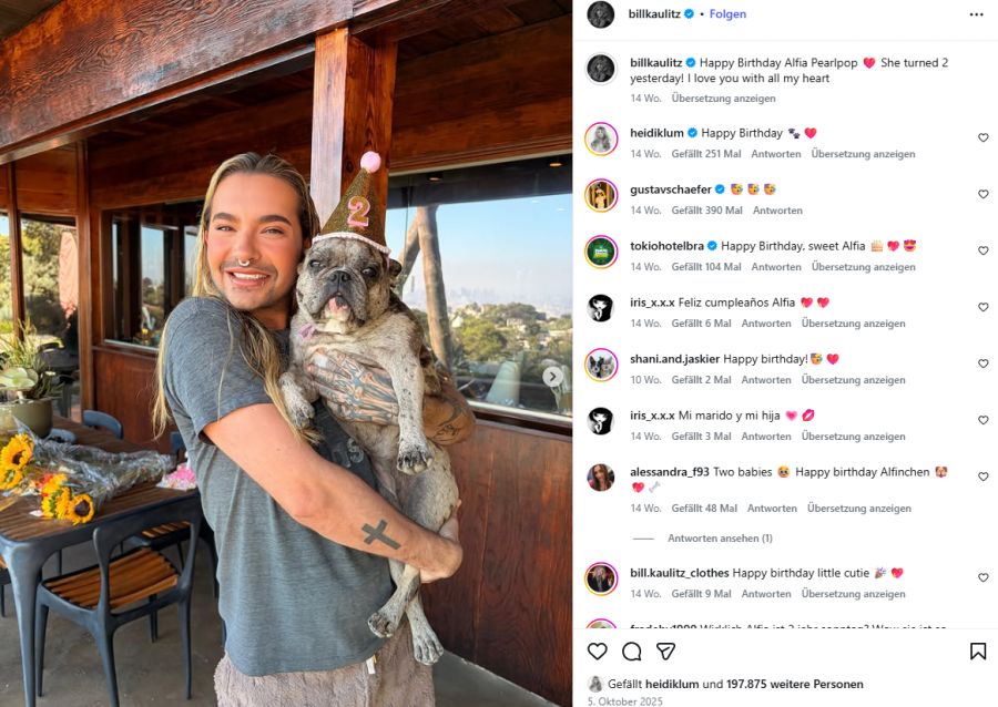 Mit dabei war auch Alfia, Bills Hündin. Sie soll der Auslöser für die Attacke gewesen sein.