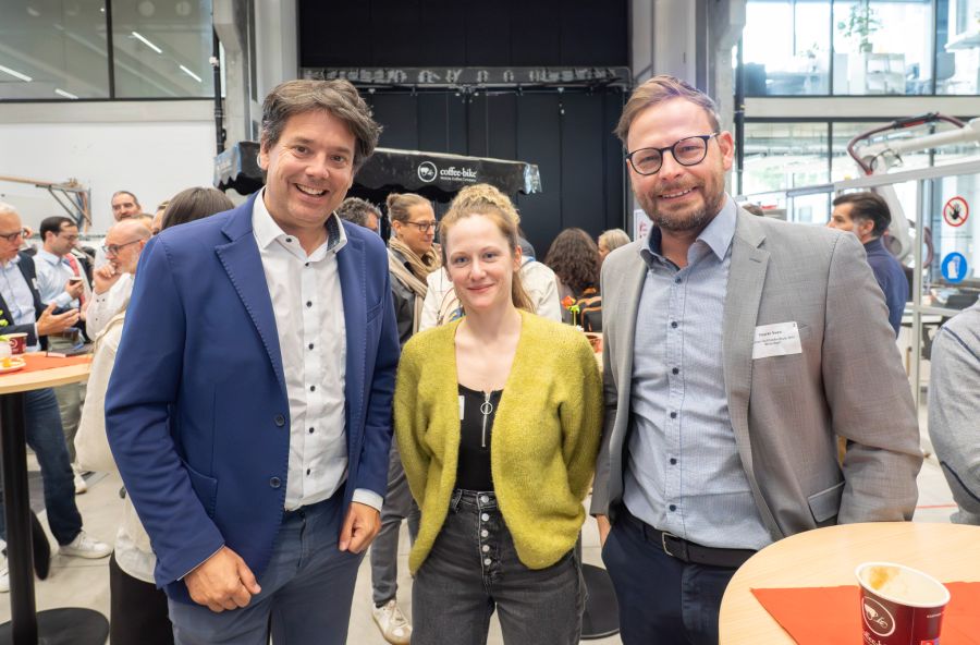 René Schmidpeter, Sabrina Stöckli und Sven Furrer (alle BFH Wirtschaft)