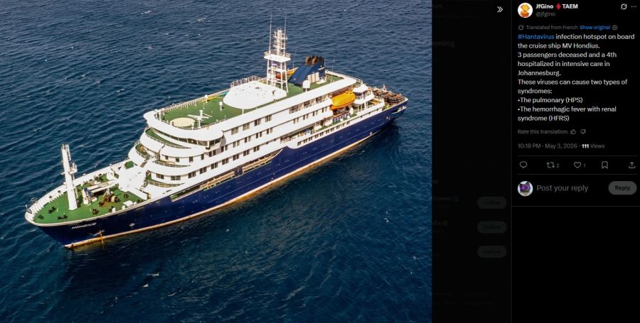 Hantavirus Kreuzfahrtschiff