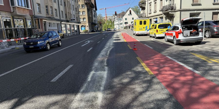 Unfallort Rorschacher Strasse