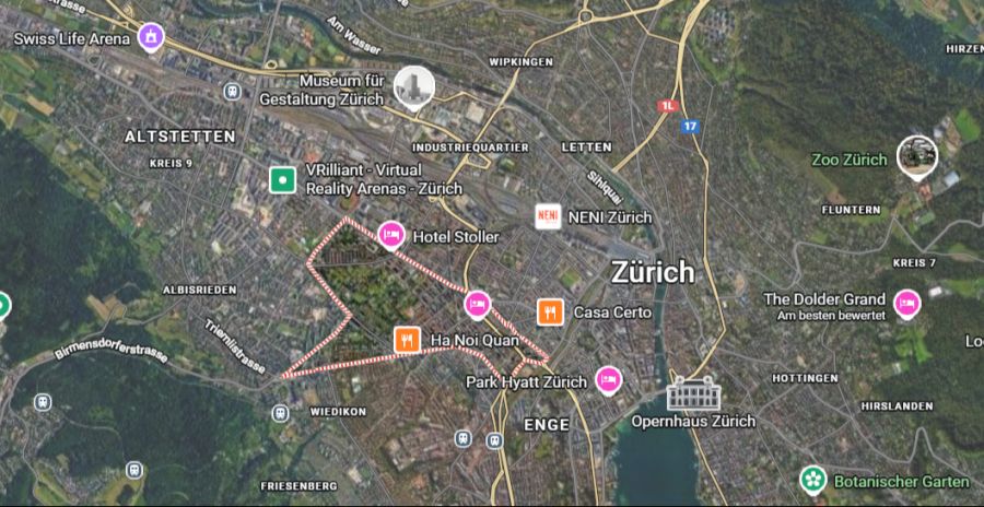 In einem Gebäude im Zürcher Sihlfeldquartier gerieten Tauben in einen Estrich. Grund war ein ungenügend befestigtes Gitter.