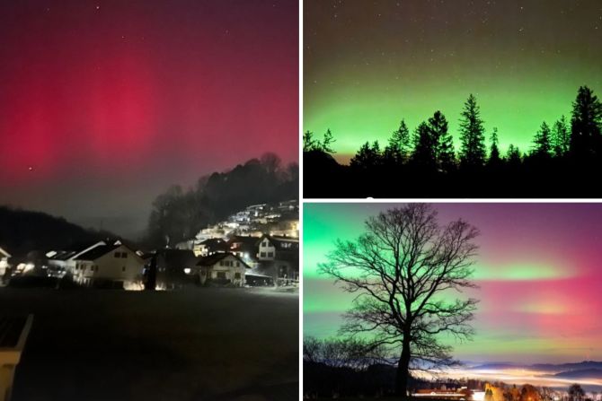 Polarlichter Kanton Bern