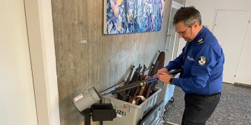Waffenabgabeaktion Gabi am entladen 2022