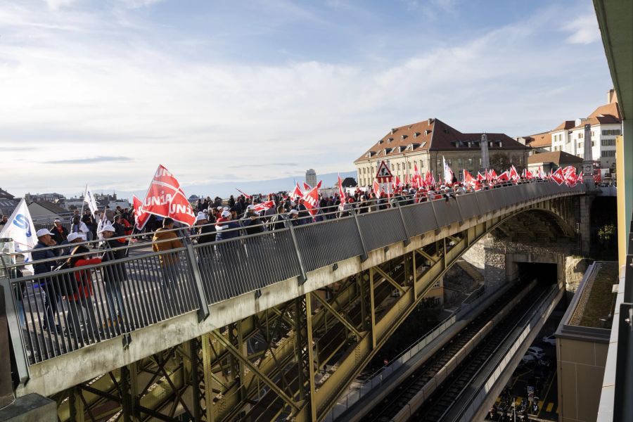 Streik Bauarbeiter