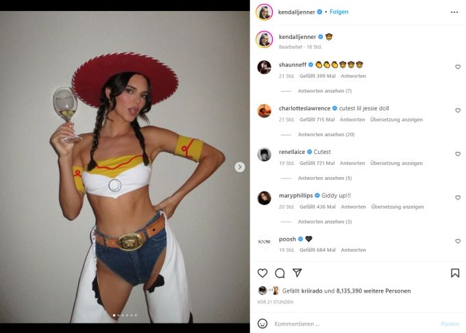 Kendall Jenner als Jessie. kendall jenner