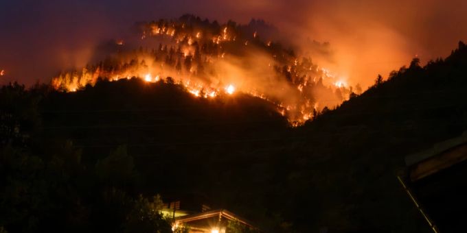 Bitsch VS - Brach der Brand wegen Kurzschluss in Stromleitung aus?