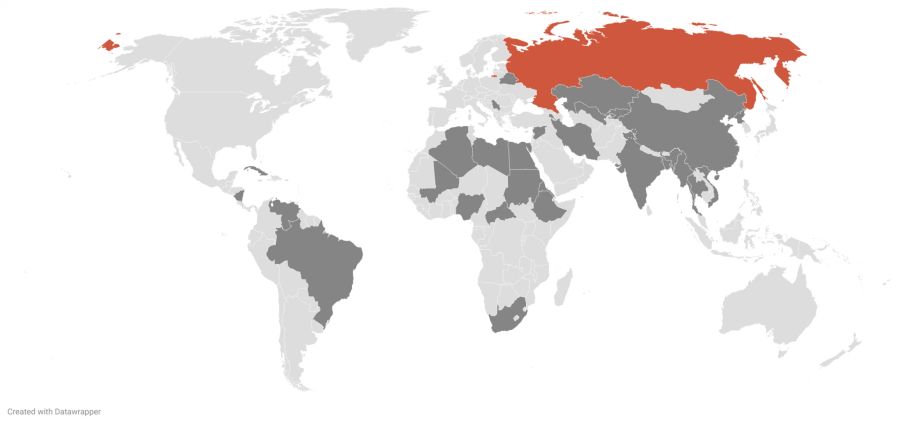 Russland hat aber noch etliche Partner auf der ganzen Welt. Sie haben alle unterschiedliche Gründe, weiter an der Beziehung zum Kreml zu halten.