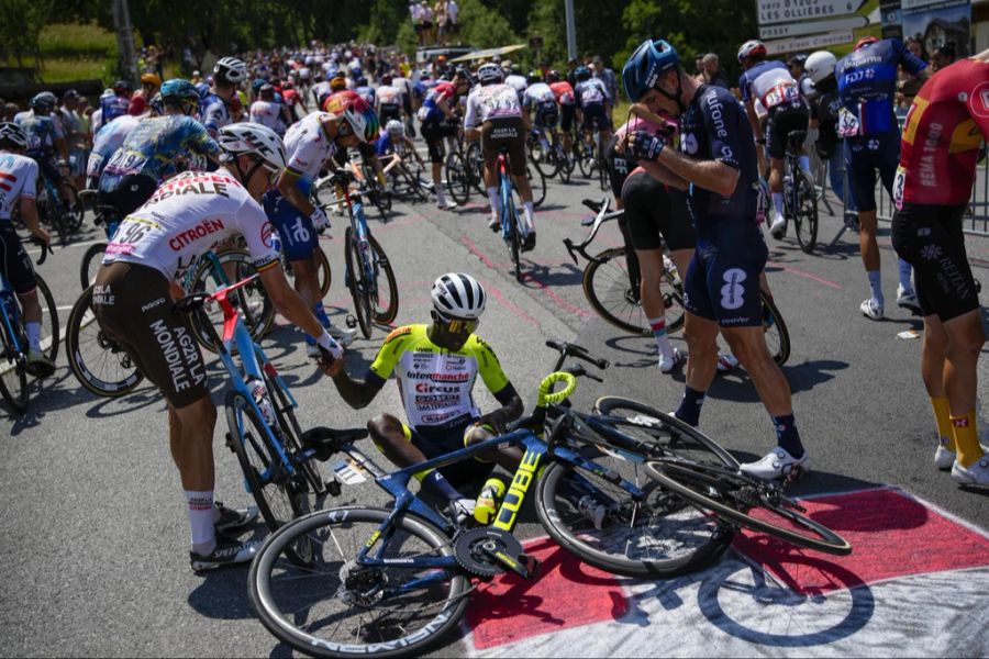 Tour de France Massensturz