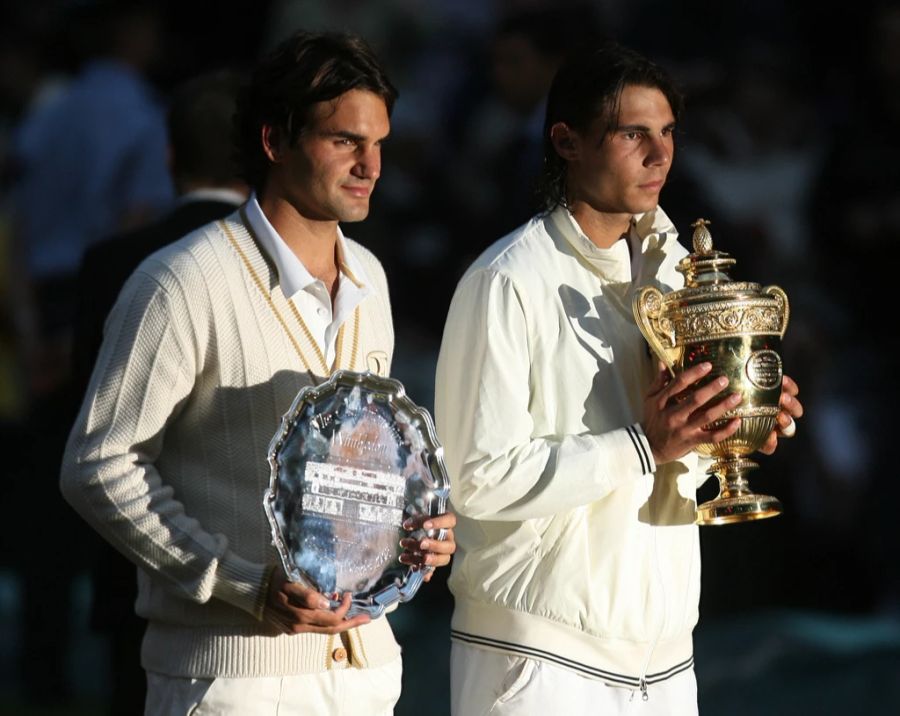 Roger Federer und Rafael Nadal