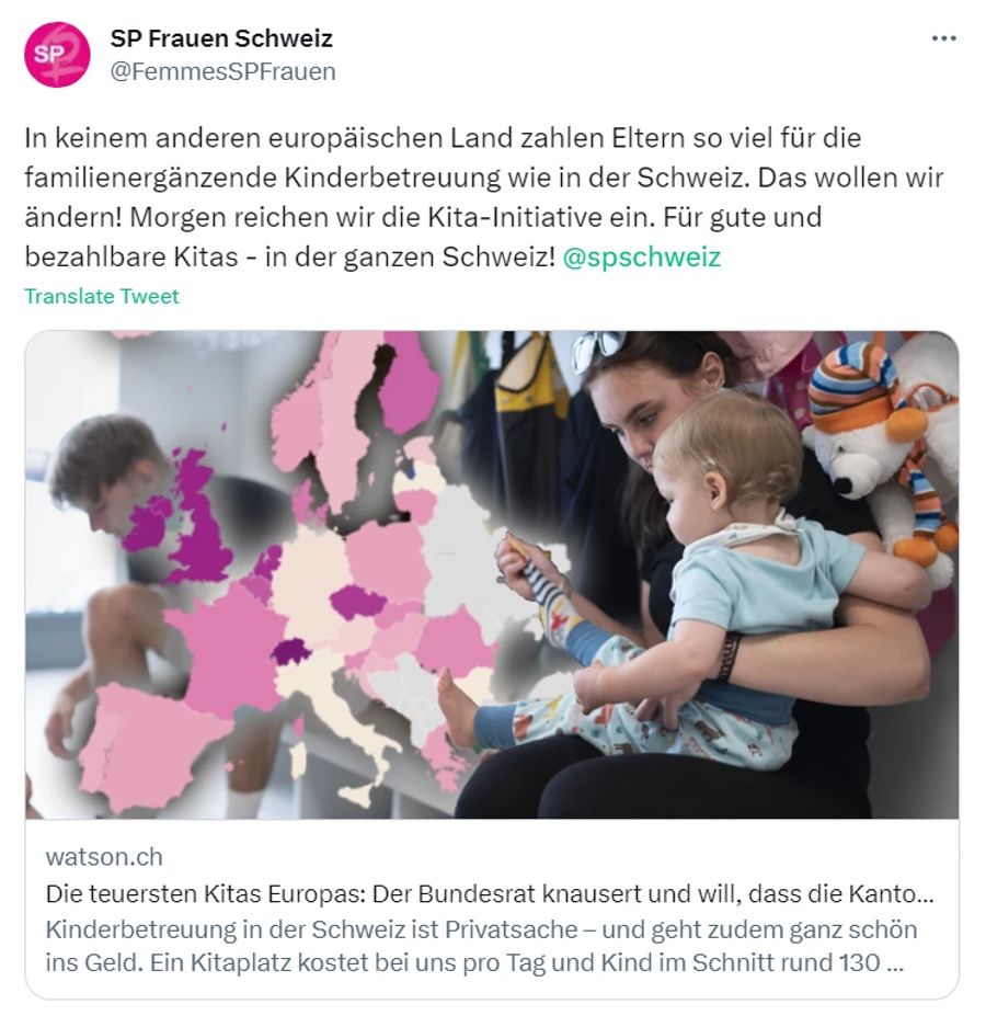 Kita-Initiative SP Frauen