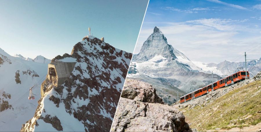 Ausflug Wallis Gornergrat Bahn