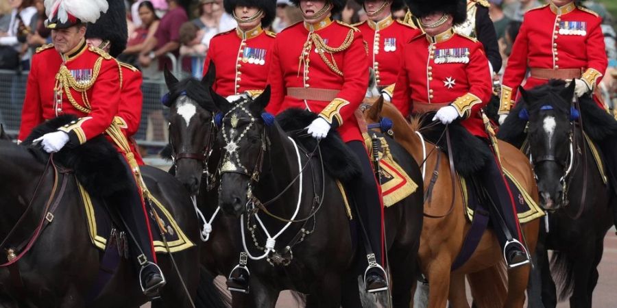 «Trooping the Colour» findet am heutigen Samstag in London statt.